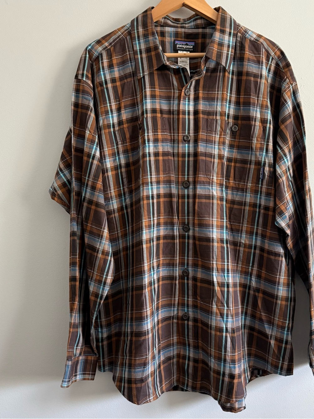 Patagonia Pima Cotton Plaid Button Shirt